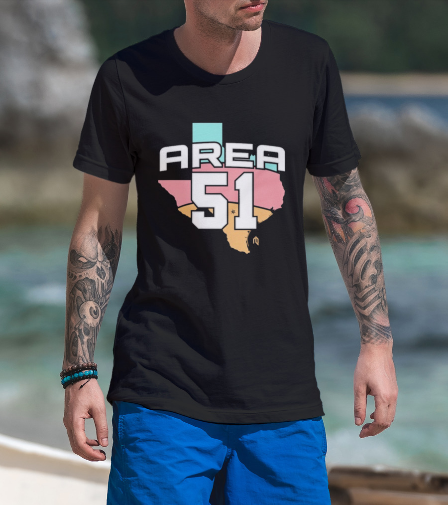San Antonio Spurs Area 51 Texas Basketball Theme T-Shirt
