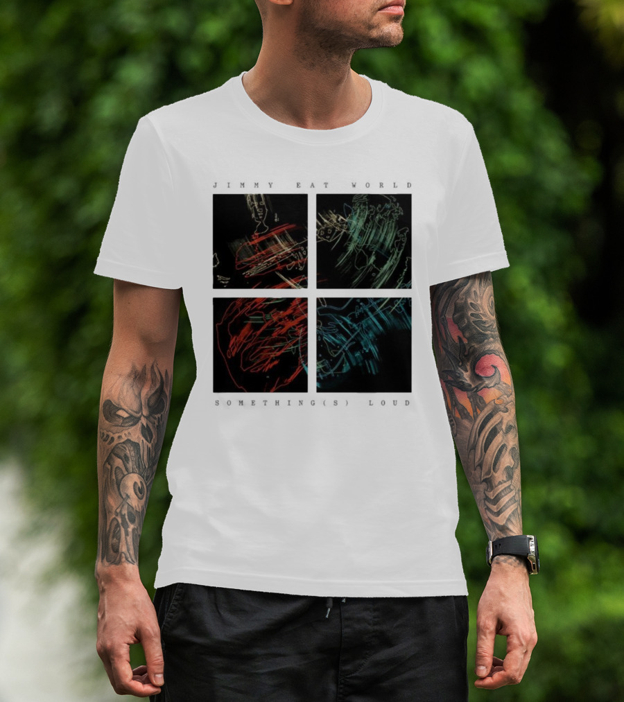 Jimmy Eat World Somethings Loud Quad Abstract Art T-Shirt