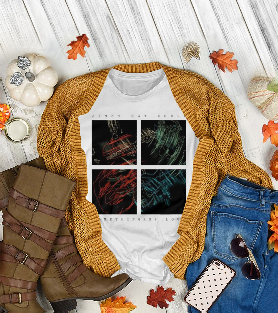Jimmy Eat World Somethings Loud Quad Abstract Art T-Shirt