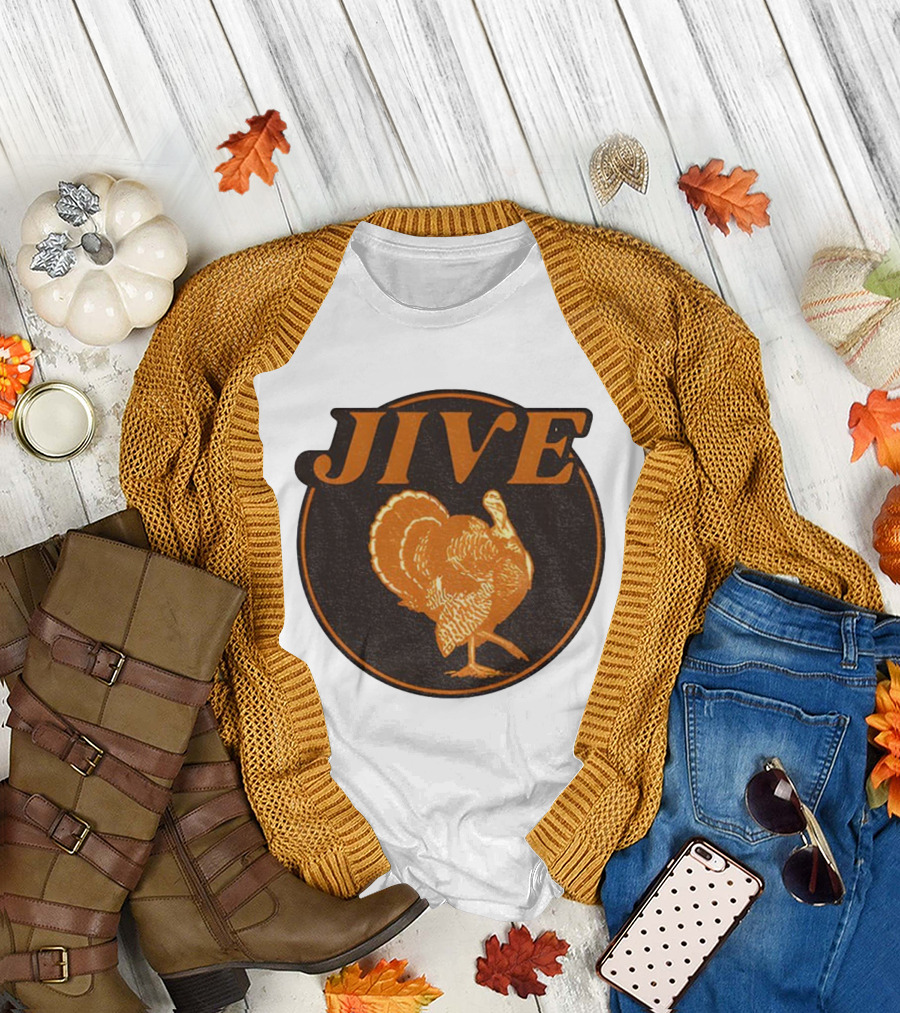 Jive Turkey Retro Style Thanksgiving Humor T-Shirt