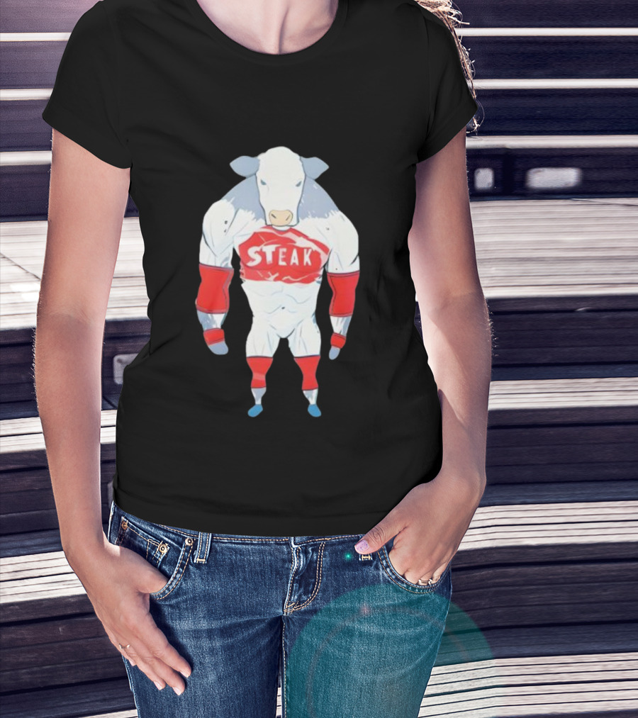 Dr Shawn Baker Cow Steak Muscle Beef Athlete T-Shirt
