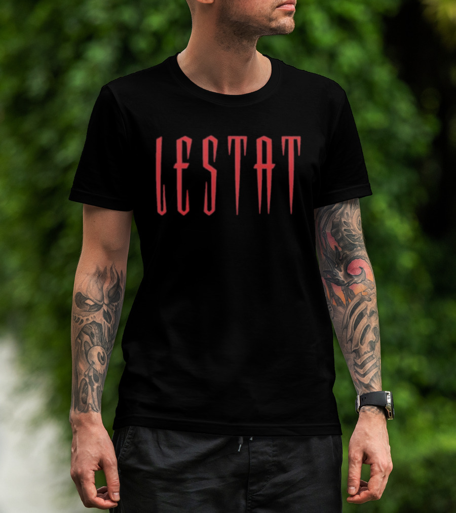 Lestat Vampire Band Iconic Red Font T-Shirt
