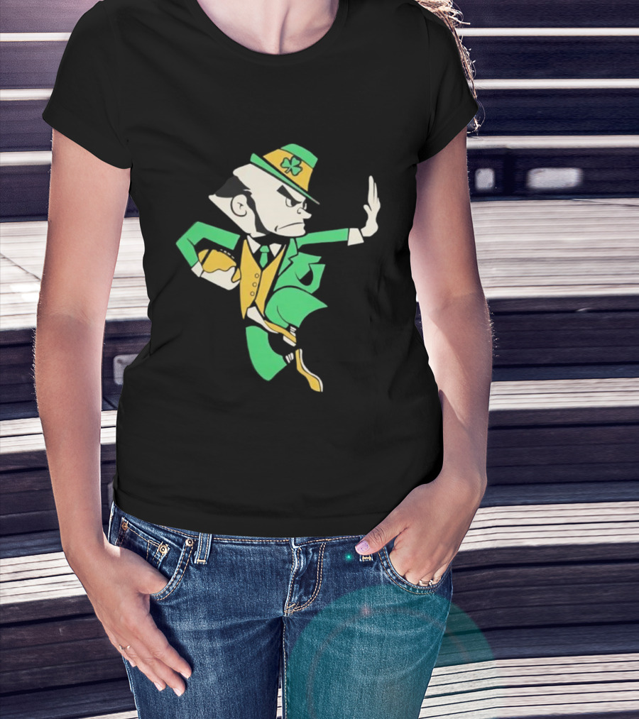 Notre Dame Fighting Irish Traditional Leprechaun Mascot T-Shirt