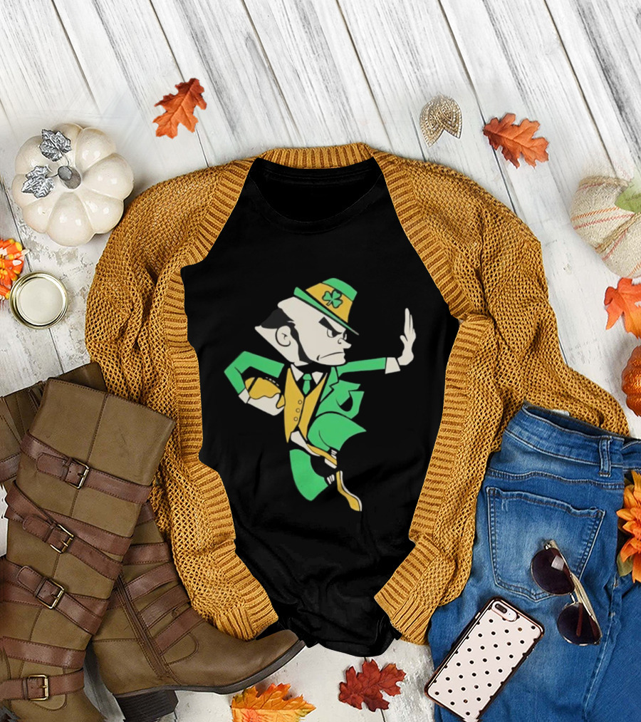Notre Dame Fighting Irish Traditional Leprechaun Mascot T-Shirt