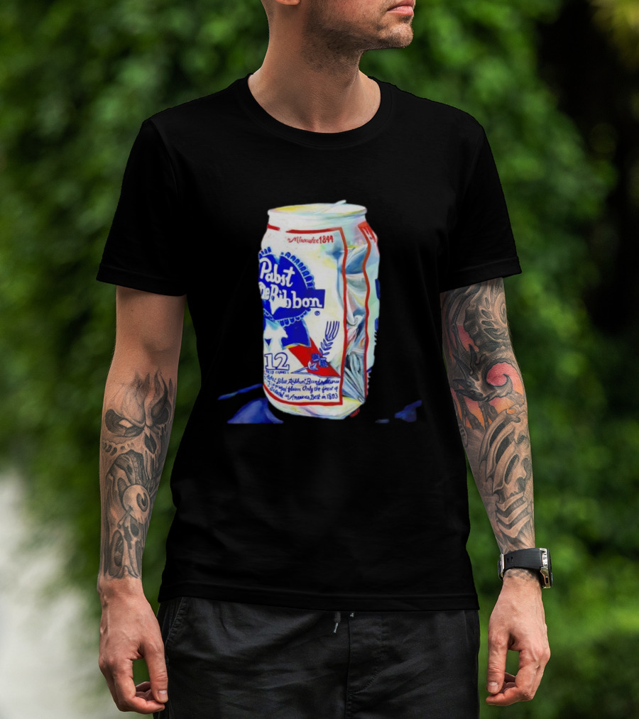 Milwaukee 1844 Pabst Blue Ribbon 12 Fluid Ounces America’s Best 1893 T-Shirt