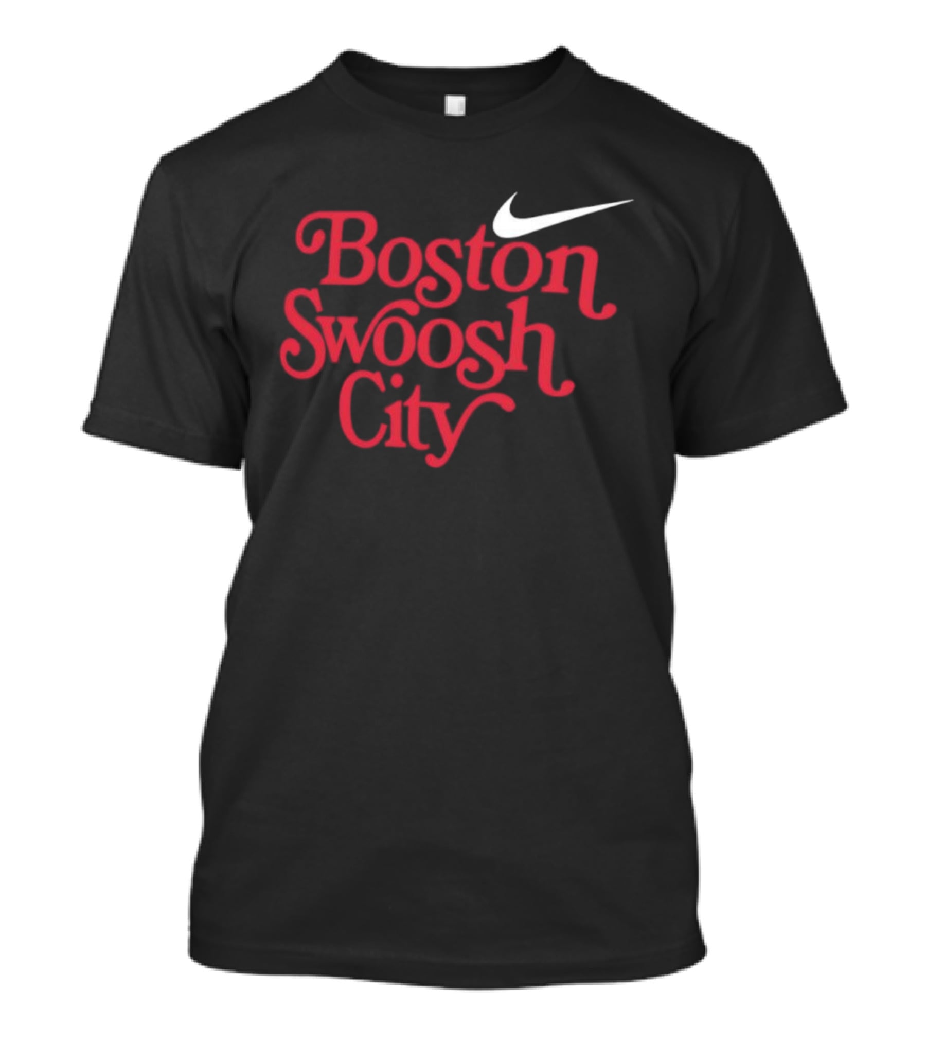 Boston Swoosh City Sportswear Iconic Nike Style T-Shirt
