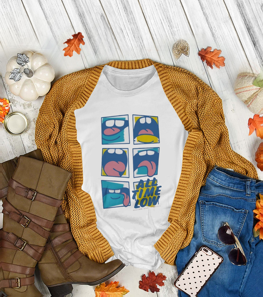 All Time Low Tour Grand Rapids Michigan Pop Art Expressions T-Shirt