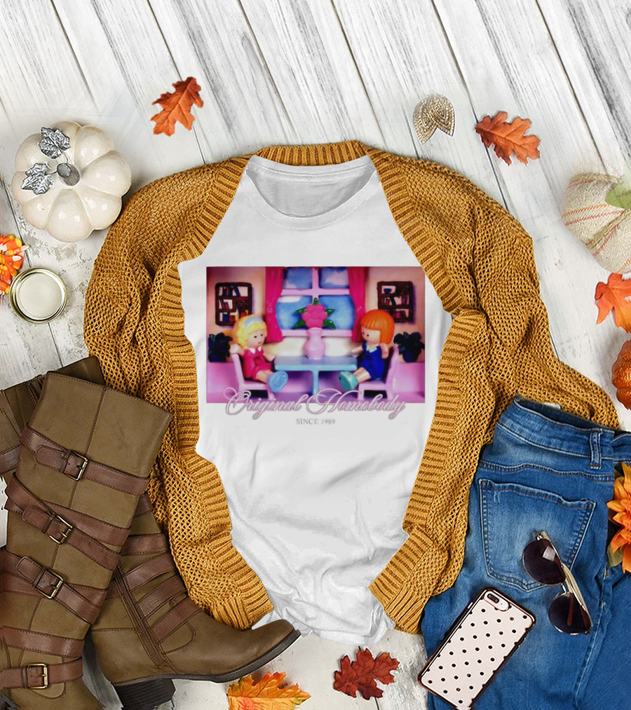 Polly Pocket Dolls Original Homebody Since 1989 Playhouse Scene T-Shirt