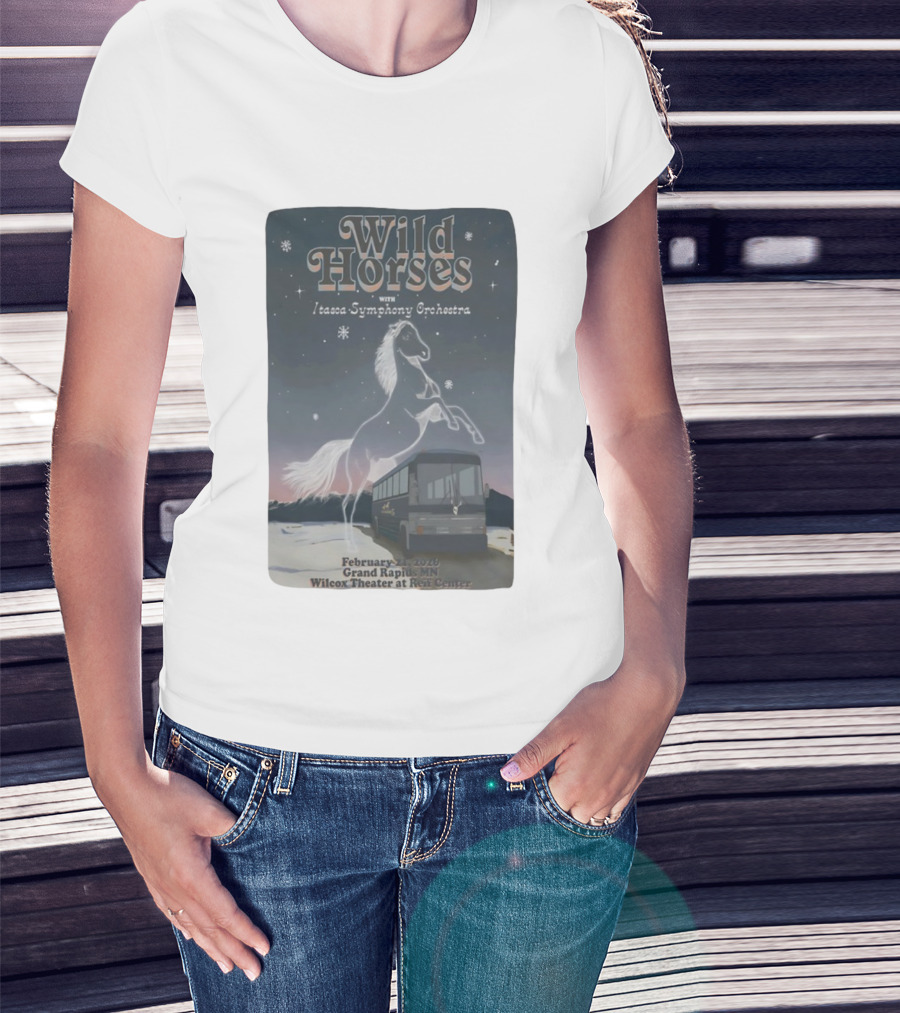 Wild Horses With Itasca Symphony Orchestra February 21 2026 Grand Rapids MN Wilcox Theater At Reif Center T-Shirt