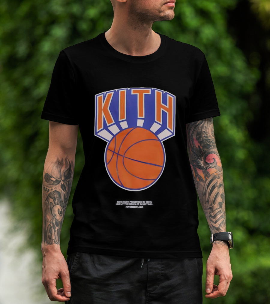 Kith New York Knicks Retro NY Nelson Basketball T-Shirt