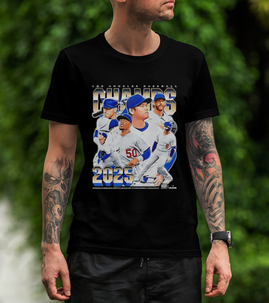 Los Angeles Baseball Champs 2025 Vintage T-Shirt