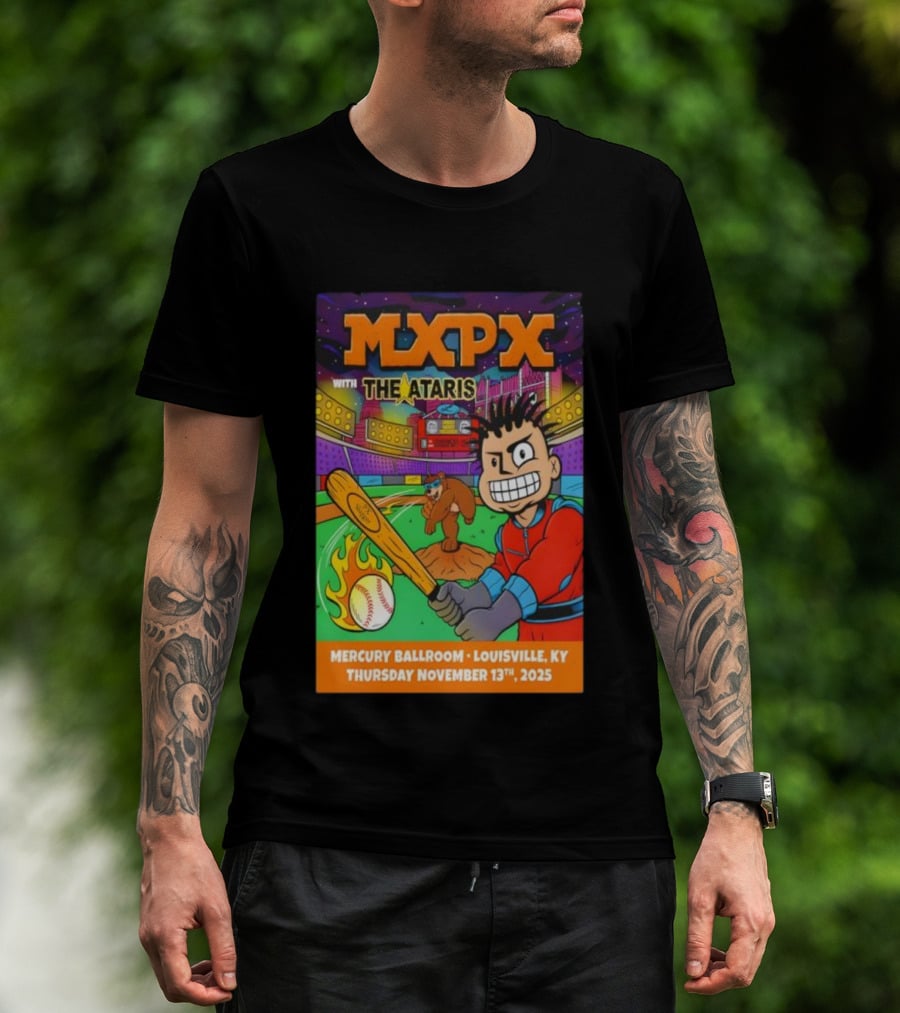 MXPX With The Ataris Concert Nov 13 2025 Mercury Ballroom Louisville KY T-Shirt