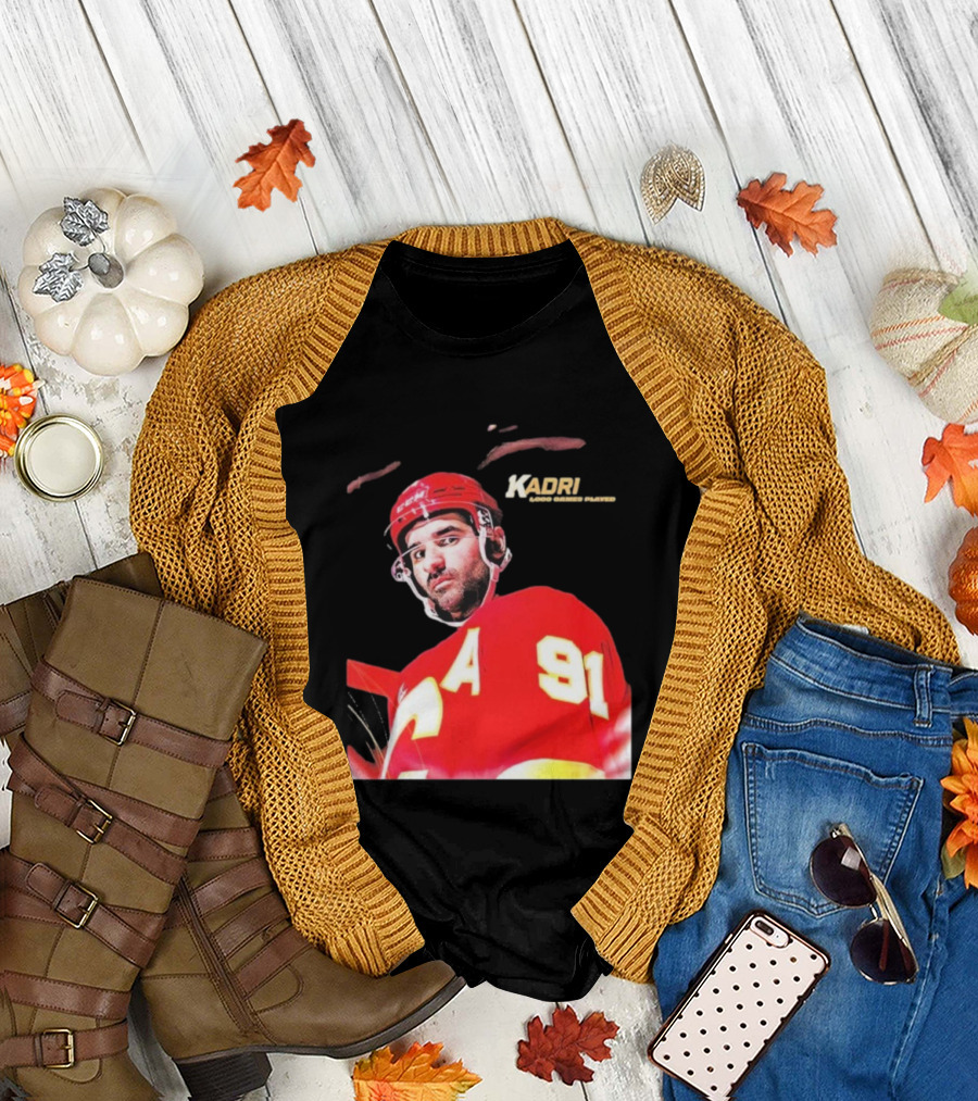 Kadri Calgary Hockey 91 Achievement Milestone T-Shirt