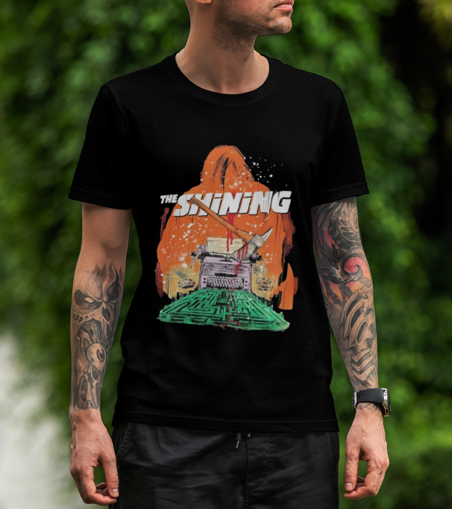The Shining Axe Typewriter Maze Horror Icon T-Shirt