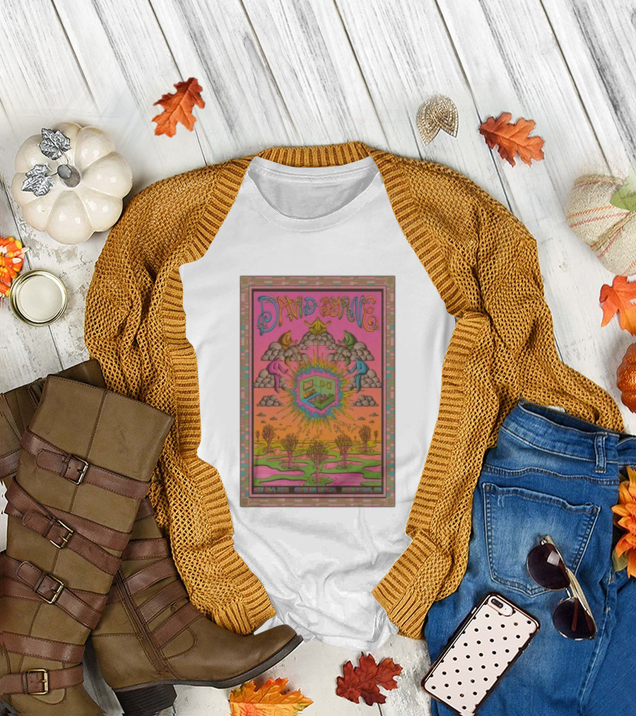 David Byrne Psychedelic Orpheum Theatre Minneapolis MN November 3-4 2025 Vibrant Event Imagery T-Shirt