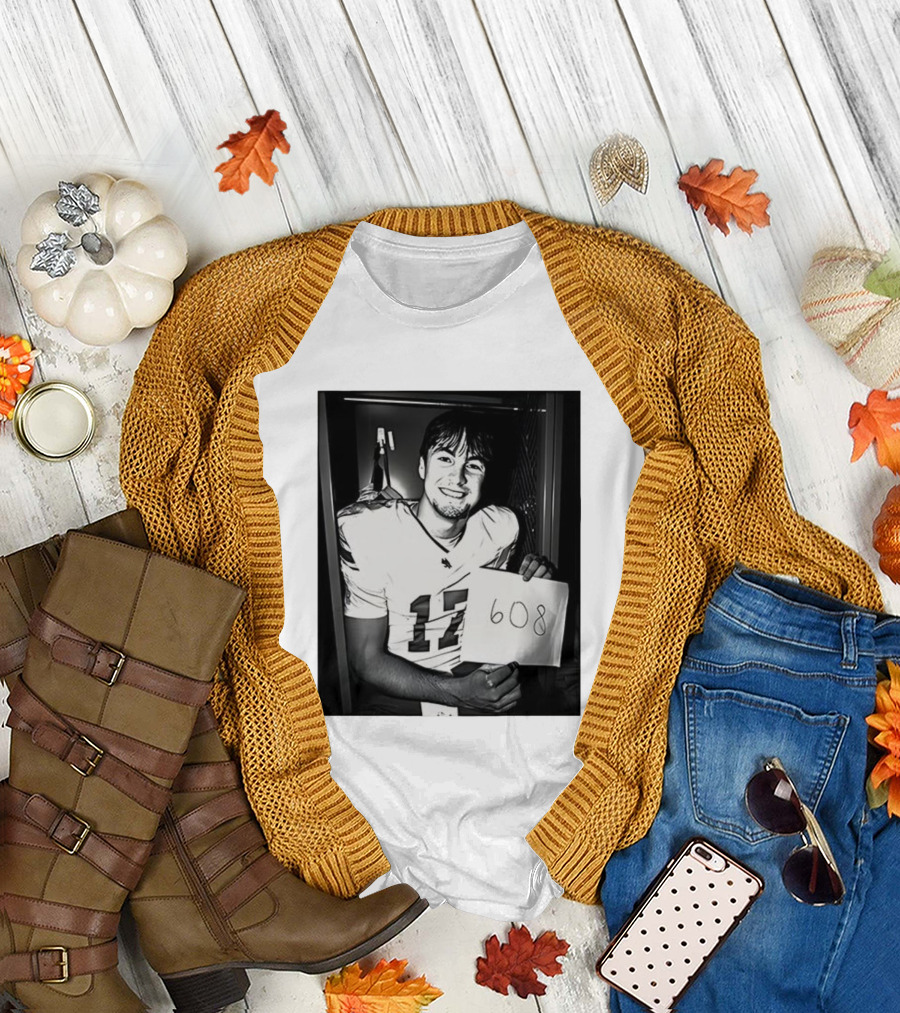 Drew Mestemaker 608 North Texas Mean Green Football Player 17 T-Shirt