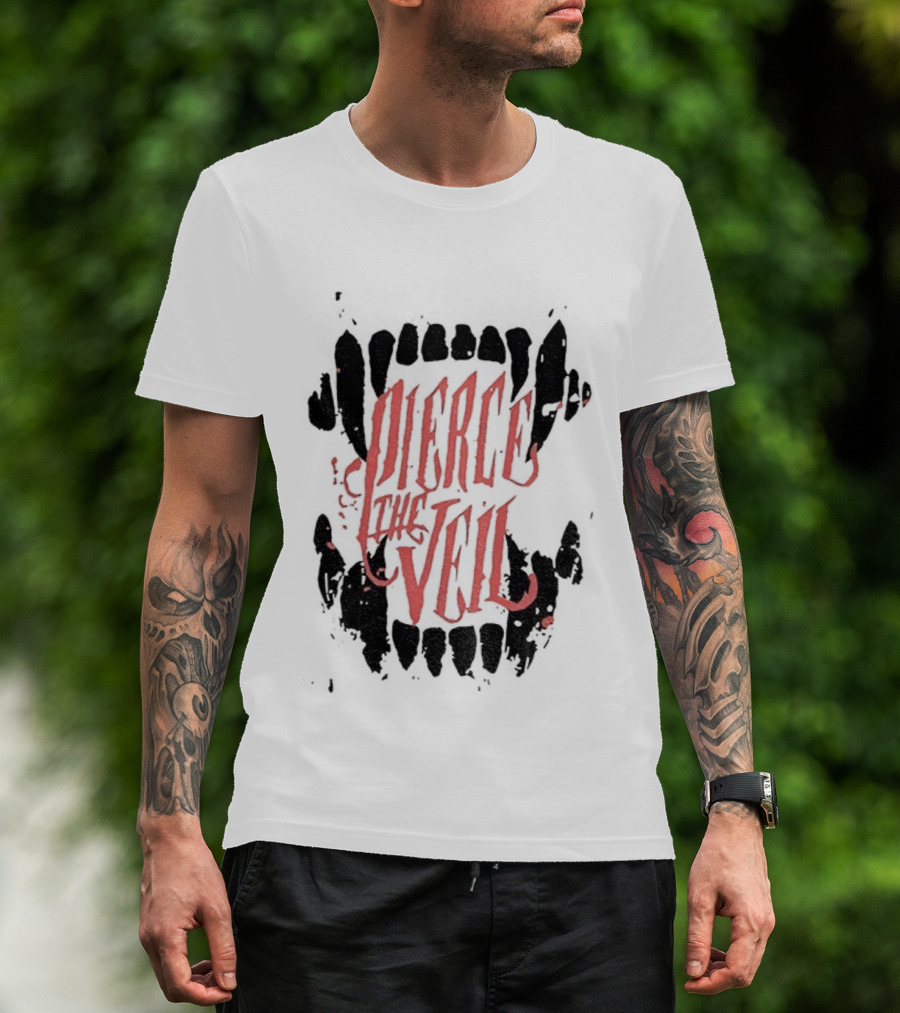 Pierce The Veil I Can’t Hear You World Tour 2026 Vintage Teeth Design T-Shirt
