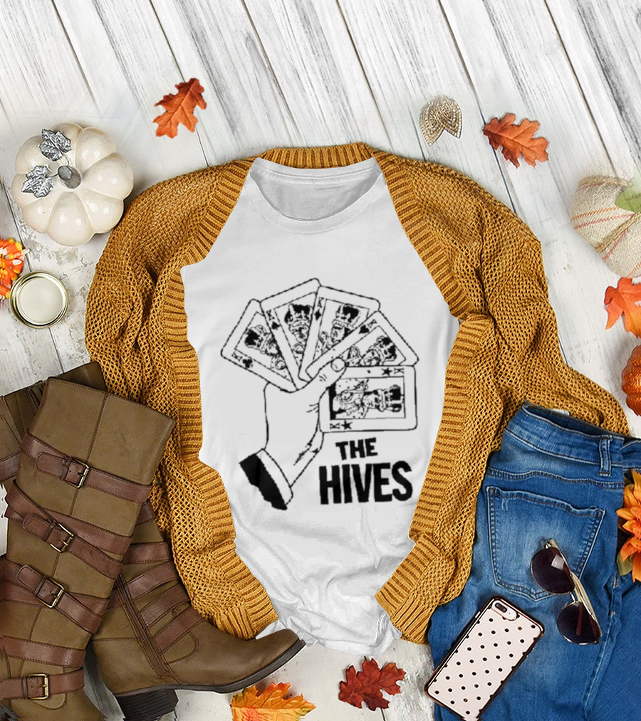 The Hives Poker Hand Playing Cards T-Shirt