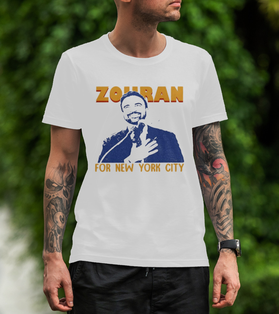 Zohran For New York City Mayor 2025 Political Campaign T-Shirt