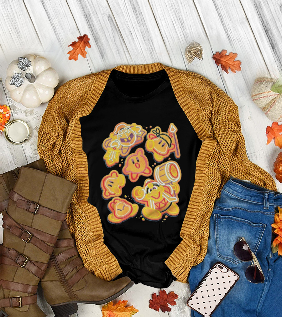 Dreamland Sweets Kirby Character Cookies T-Shirt