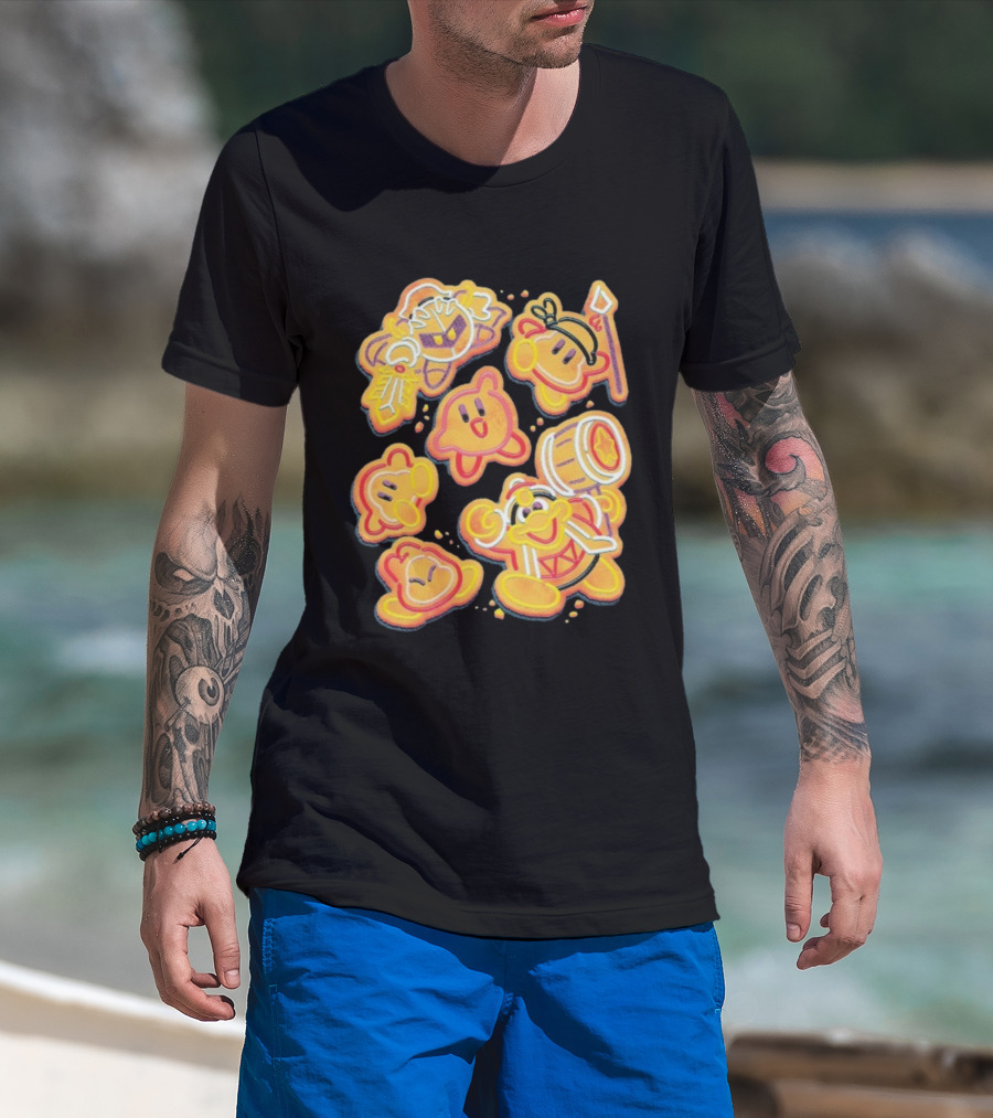 Dreamland Sweets Kirby Character Cookies T-Shirt