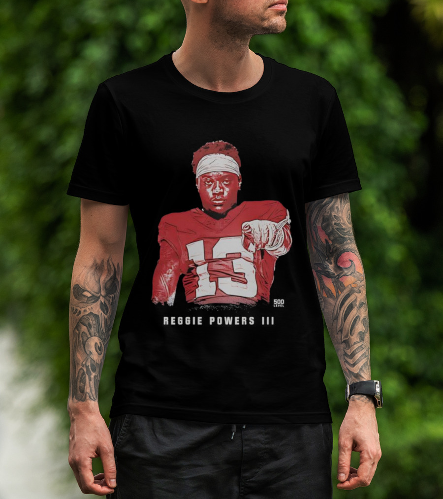 Reggie Powers III College Football Jersey 13 T-Shirt