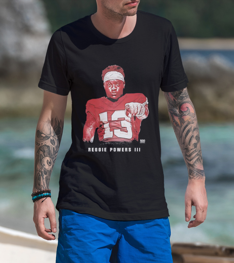 Reggie Powers III College Football Jersey 13 T-Shirt