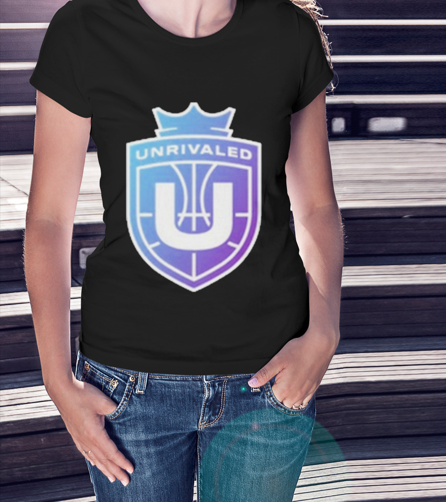 Unrivaled Gradient Basketball Crest T-Shirt