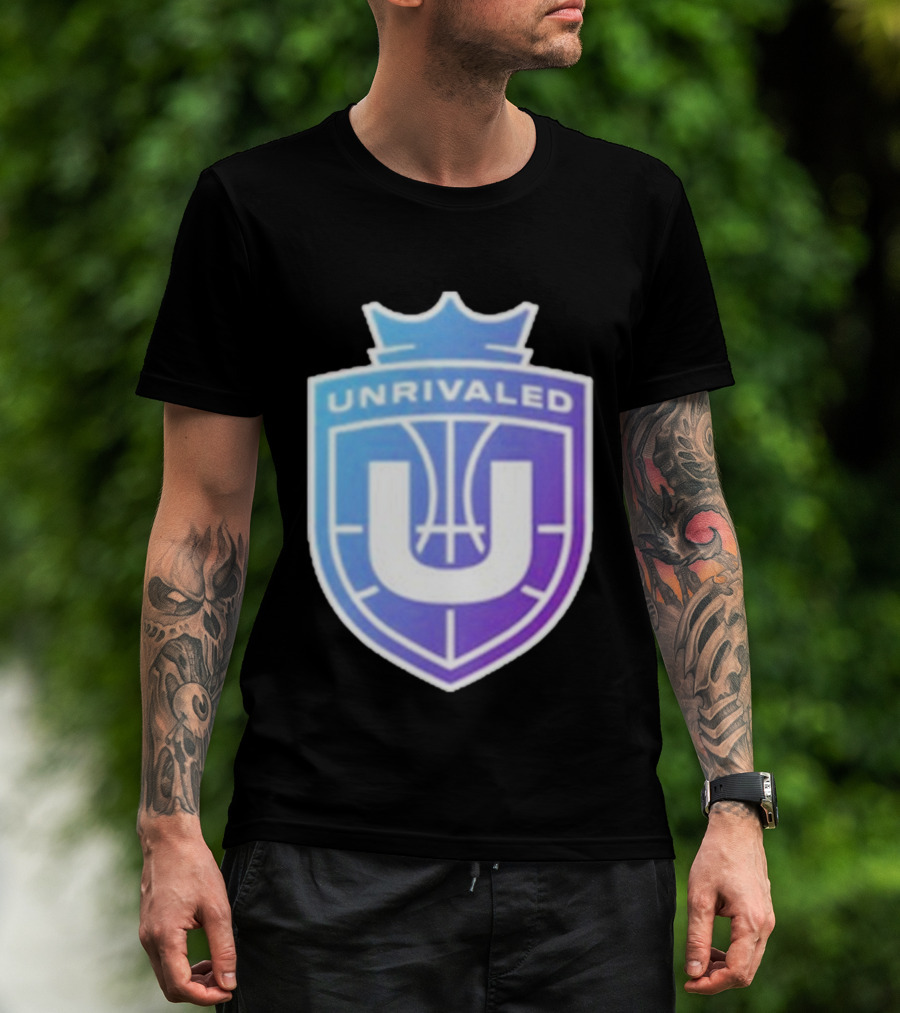Unrivaled Gradient Basketball Crest T-Shirt