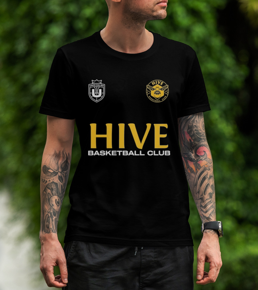Unrivaled Hive Basketball Club Hive Classic Emblem Collaboration T-Shirt