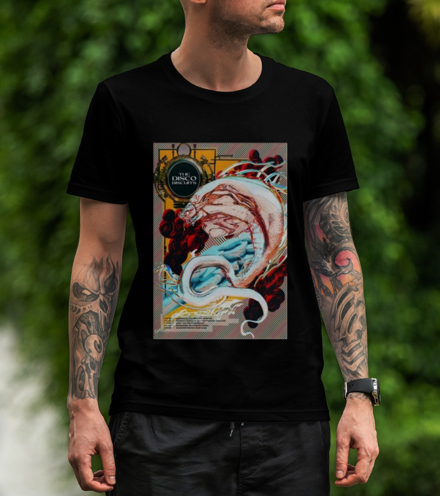 The Disco Biscuits Nov 8 2025 Washington DC Concert Event Snake Art T-Shirt