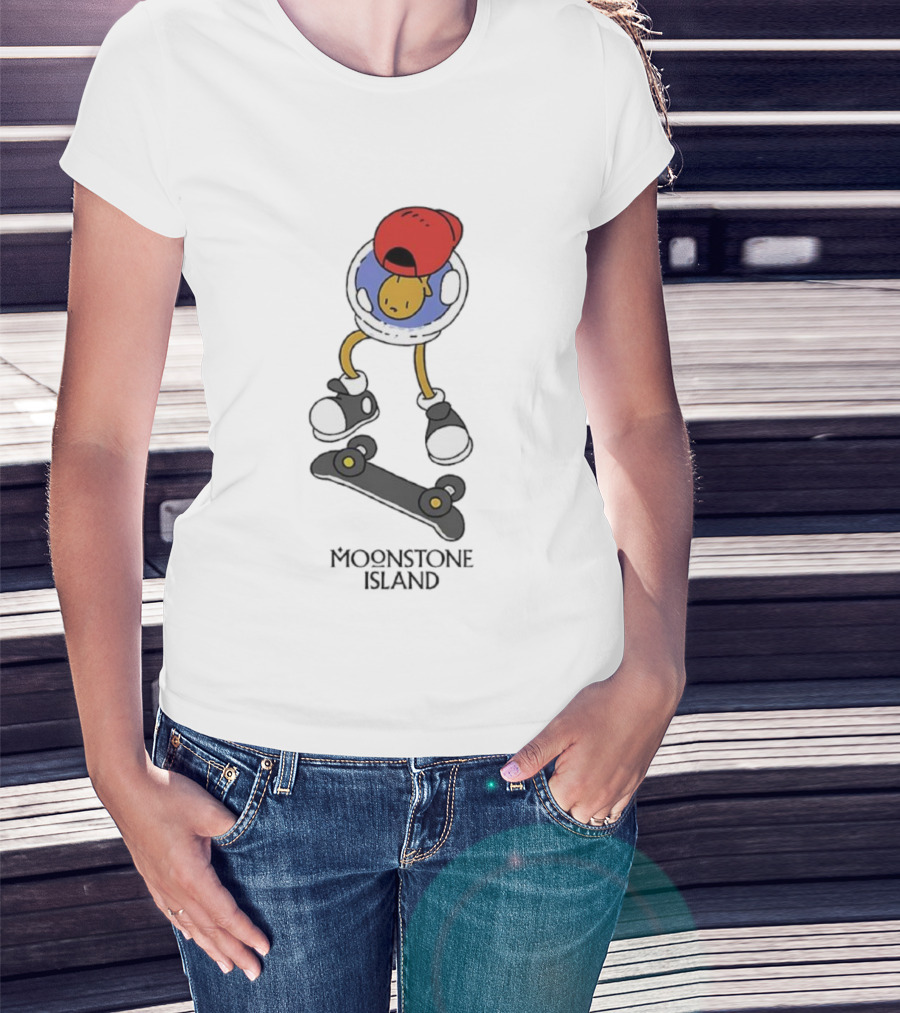Moonstone Island SRG Video Game Character Skater T-Shirt