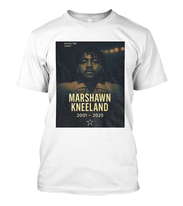 Inspector Story Marshawn Kneeland 2001-2025 Dallas Cowboys Star T-Shirt