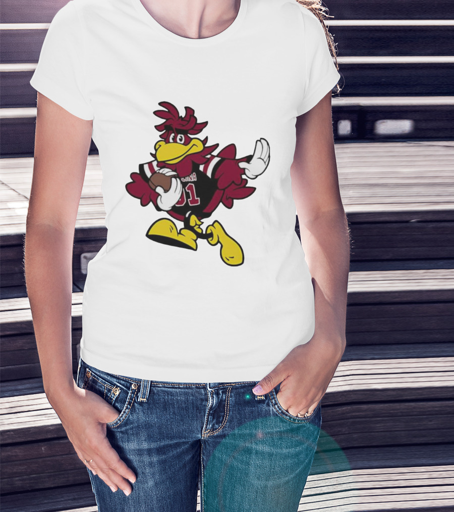 University Of South Carolina Cocky 01 Football Mascot T-Shirt