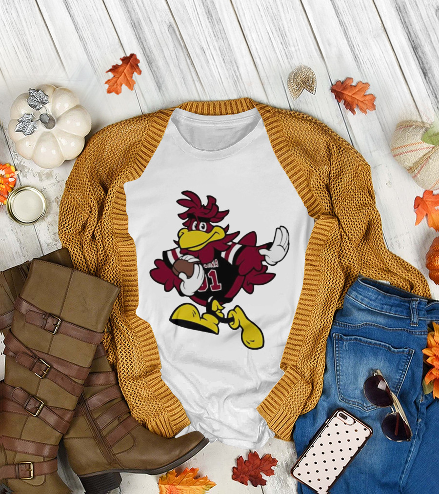 University of South Carolina Cocky 01 Football Mascot T-Shirt