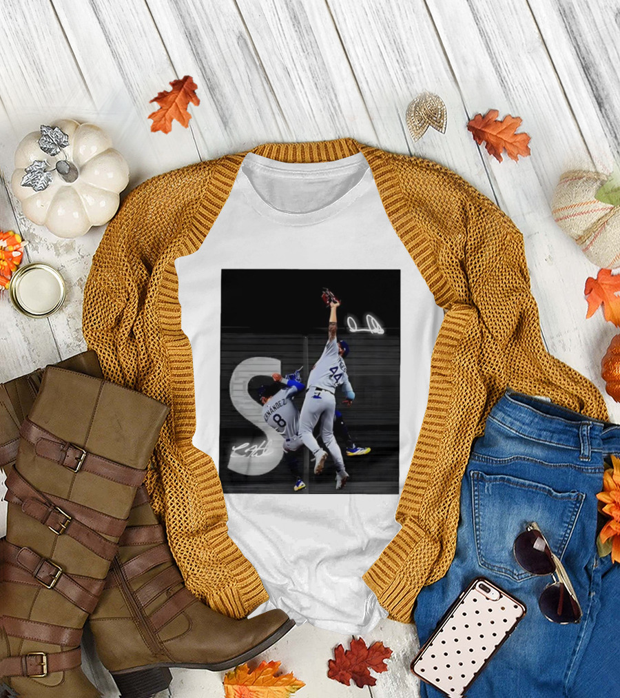 World Series Game 7 Hernández 8 Pages 44 Signatures T-Shirt