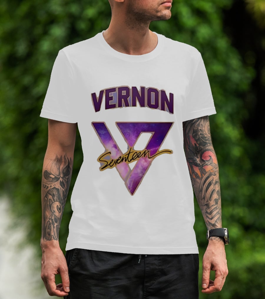 Seventeen World Tour Vernon Collaboration With Los Angeles Lakers T-Shirt