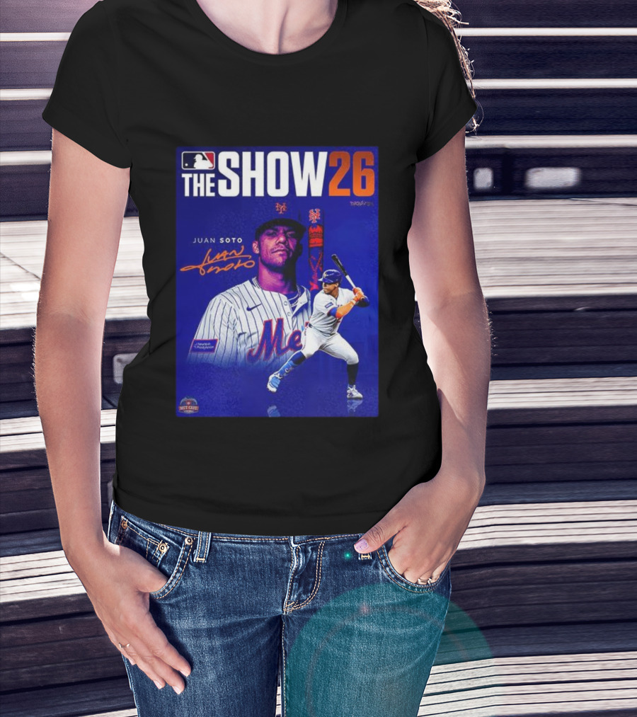 The Show 26 Juan Soto Mets Signature Edition MLB T-Shirt