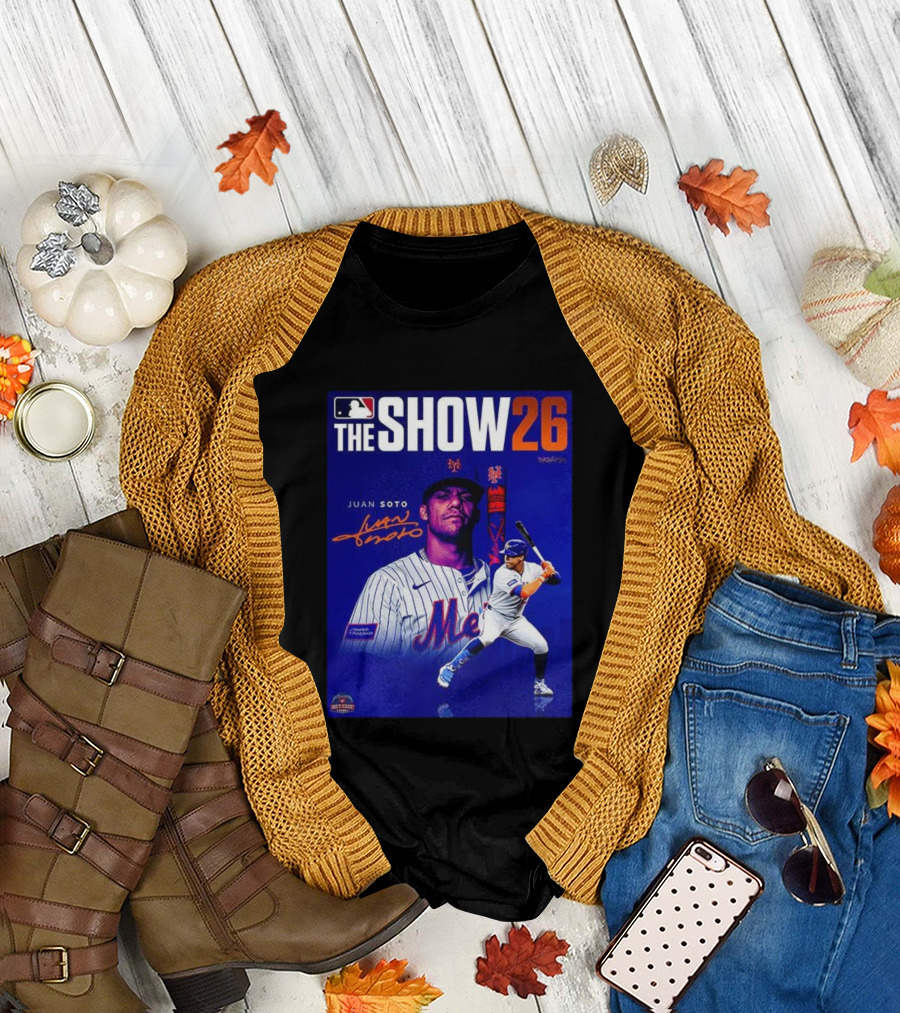 The Show 26 Juan Soto Mets Signature Edition MLB T-Shirt