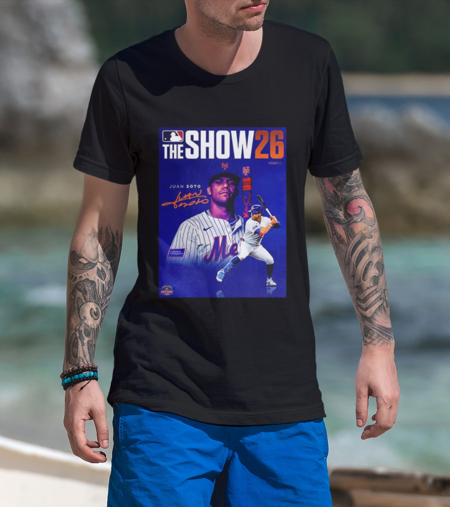 The Show 26 Juan Soto Mets Signature Edition MLB T-Shirt