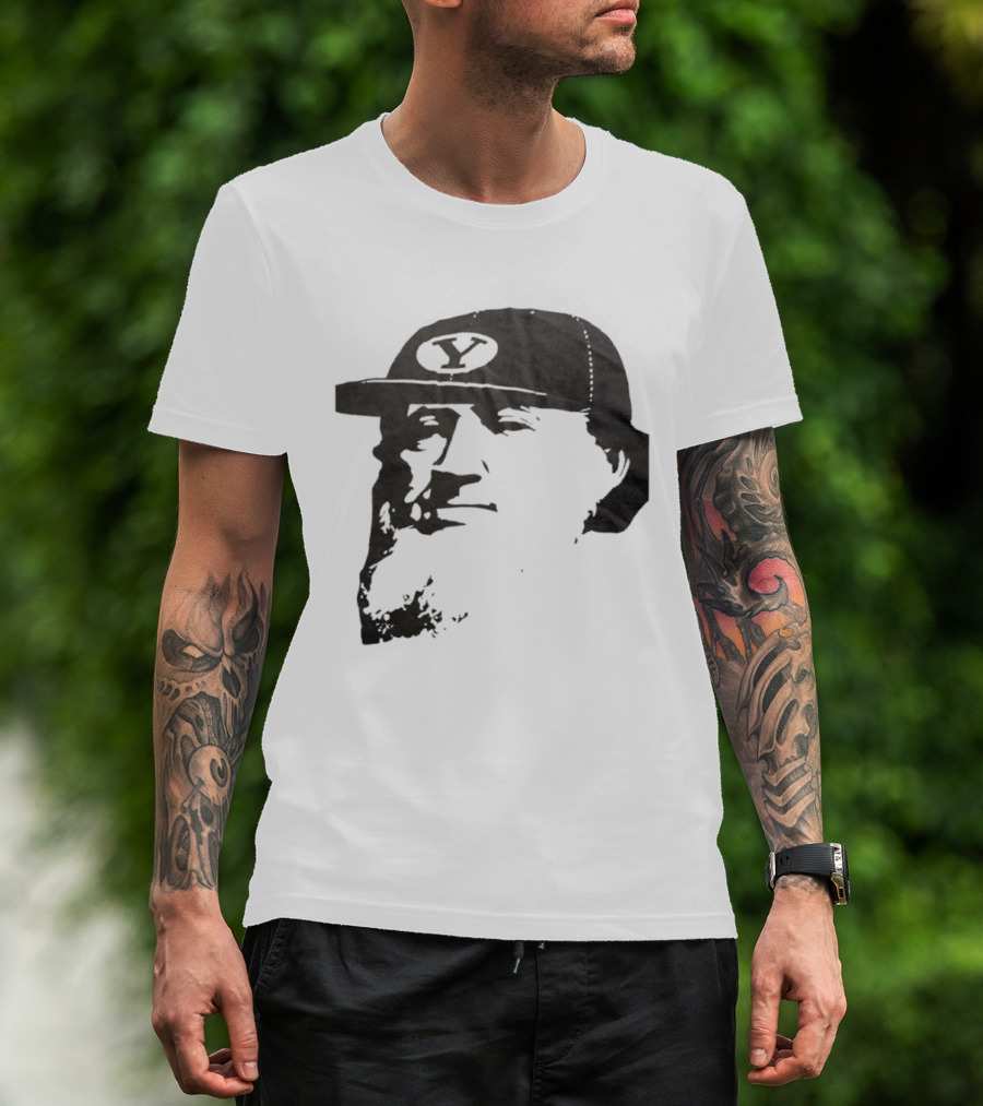 Flat Brim Brigham Young University Y Cougars Hat T-Shirt
