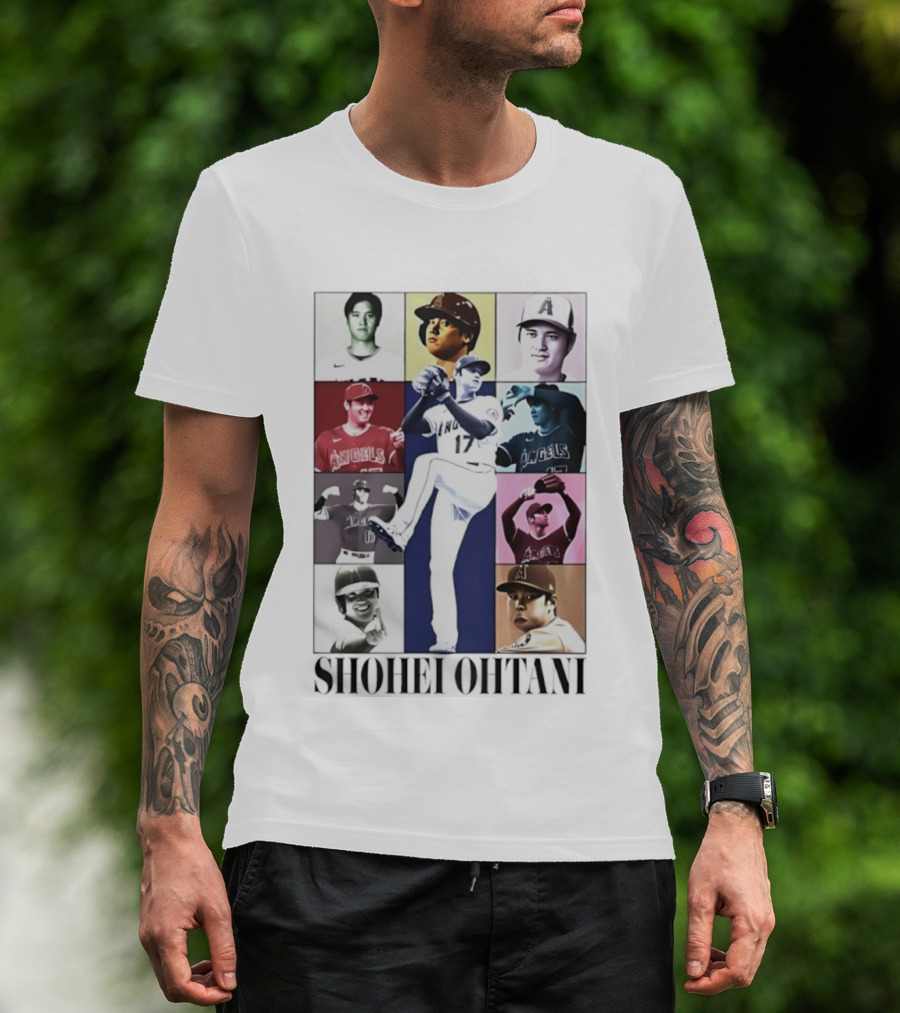 Shohei Ohtani Angels Era Tour Pitching Moments T-Shirt