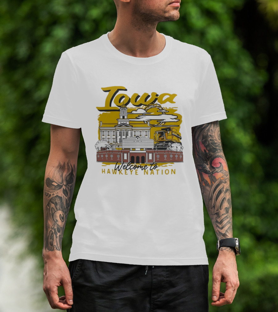 Iowa Welcome To Hawkeye Nation T-Shirt