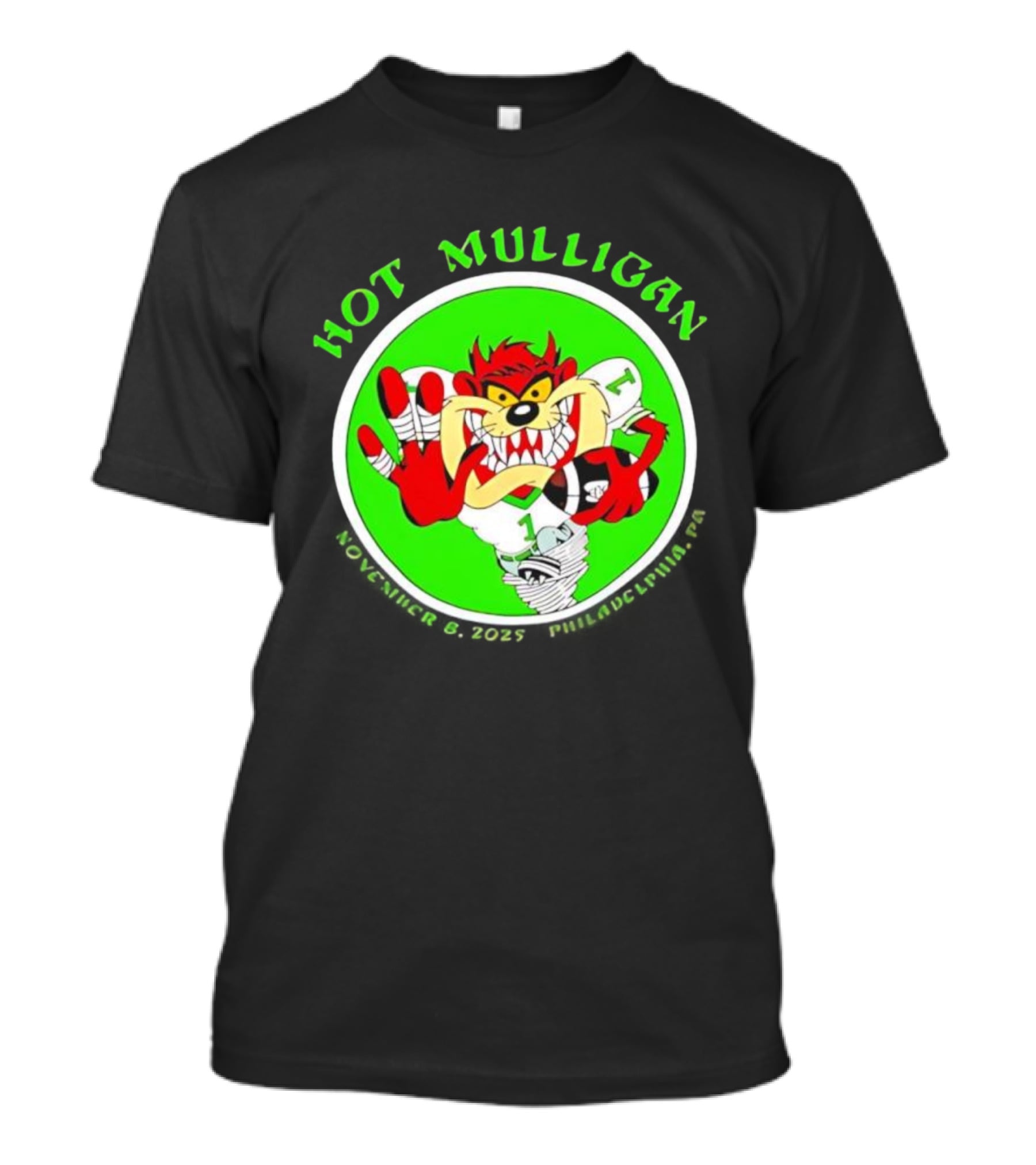 Hot Mulligan The Fillmore Philadelphia Nov 8th 2025 Looney Tunes Character T-Shirt