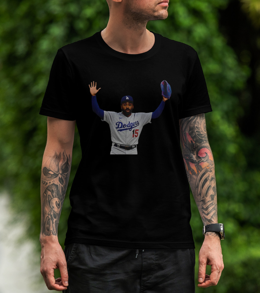 Los Angeles Dodgers Justin Dean 15 MLB World Series 2025 T-Shirt
