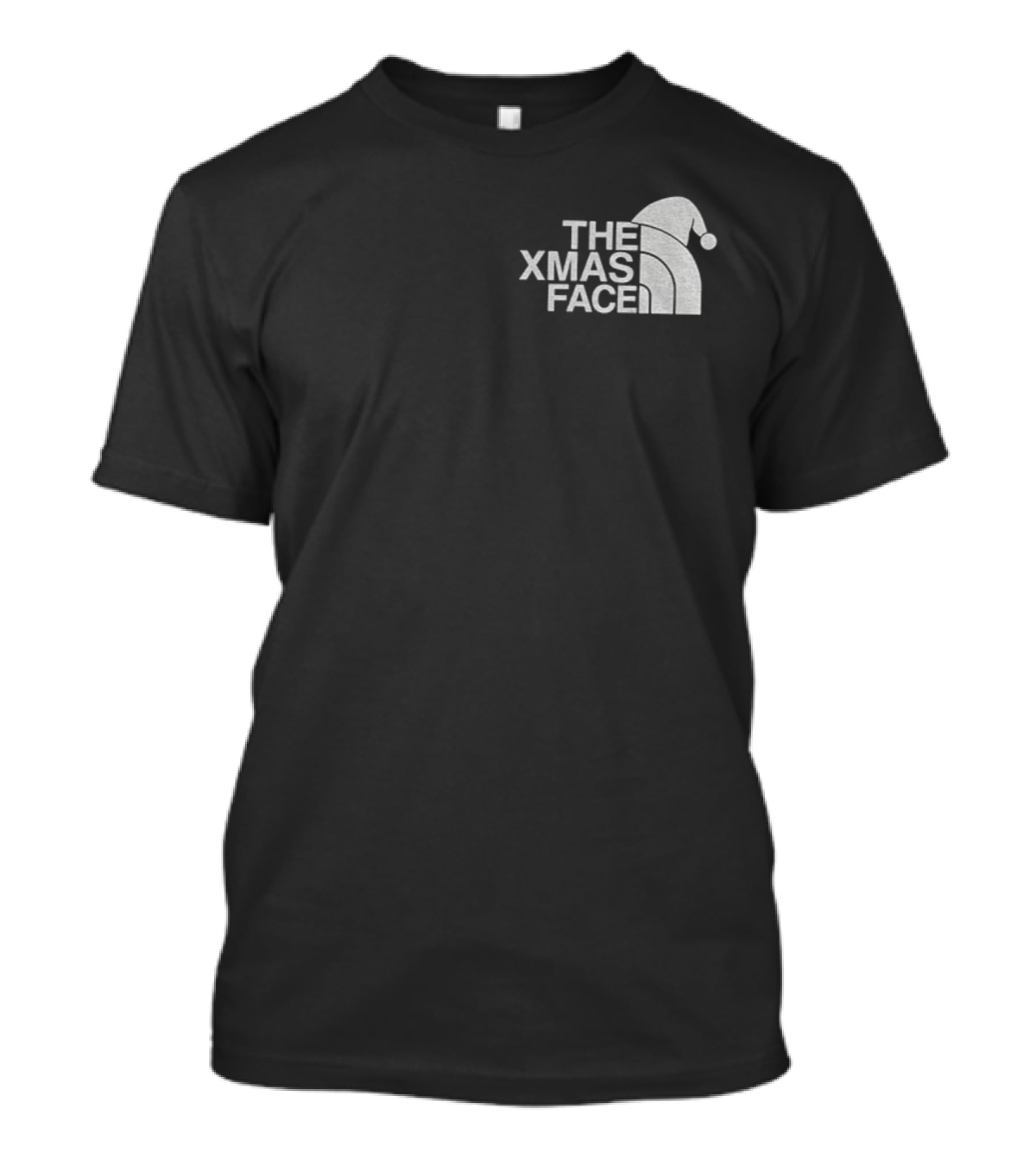 The Xmas Face Funny Christmas Santa Hat T-Shirt