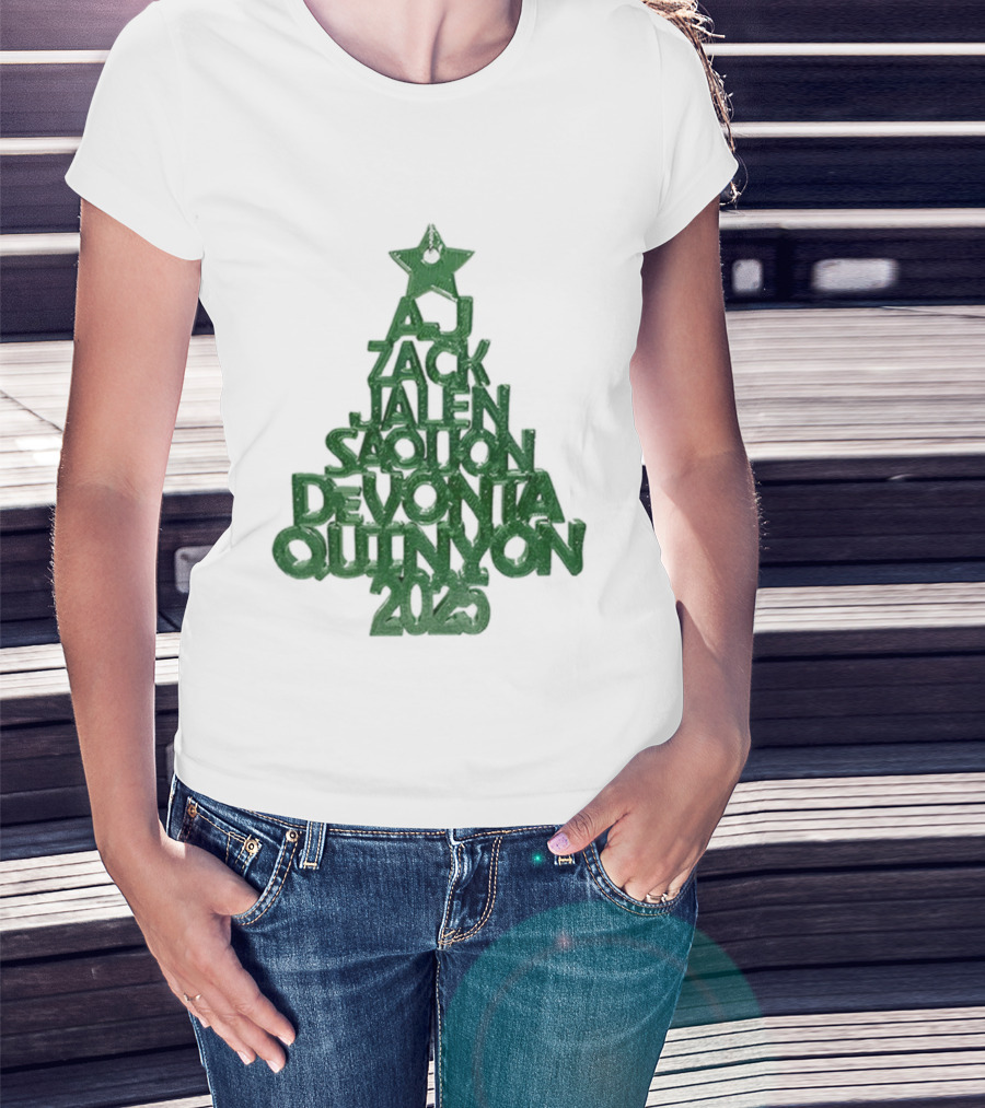 Philadelphia Eagles Christmas Star Jalen DeVonta 2025 T-Shirt