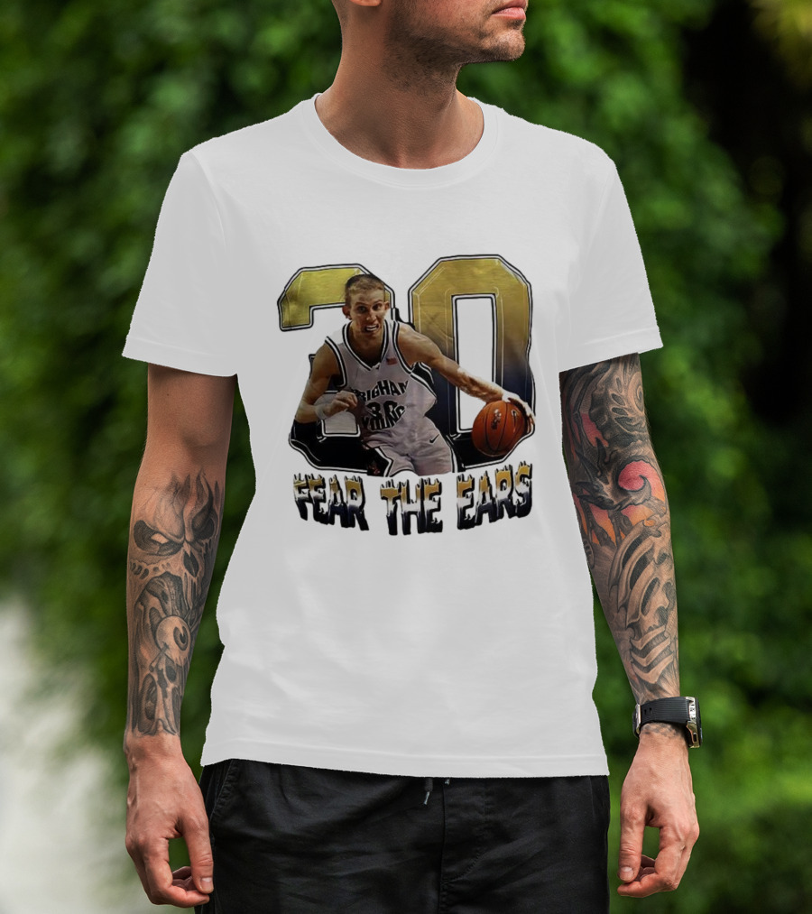 Brigham Young Basketball Fear The Ears 30 T-Shirt
