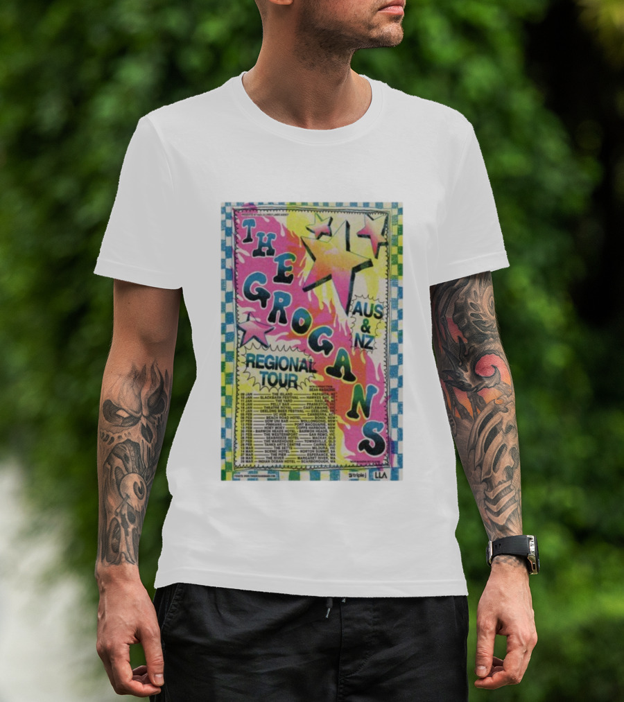 The Grogans AUS NZ Regional Tour Triple J 2026 T-Shirt