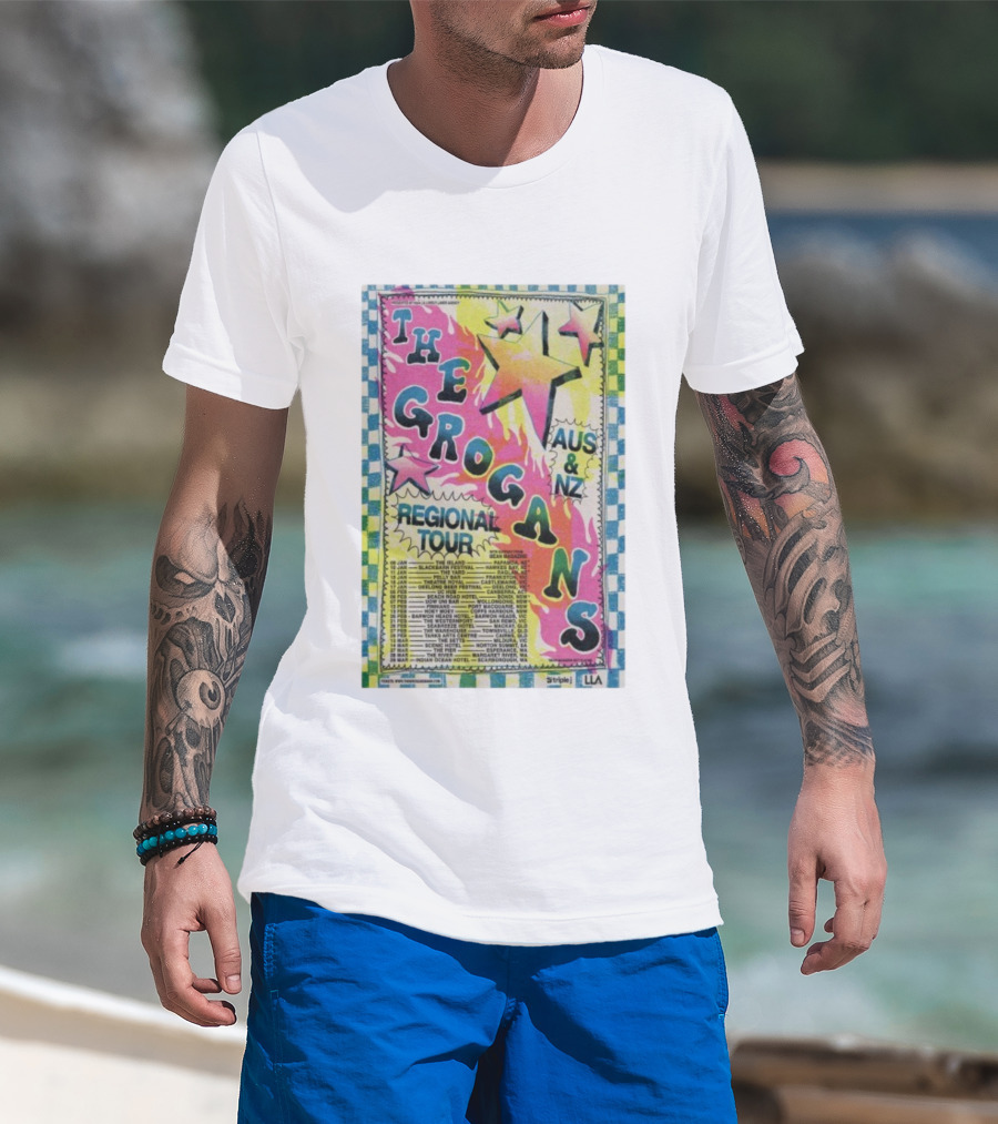The Grogans AUS NZ Regional Tour Triple J 2026 T-Shirt